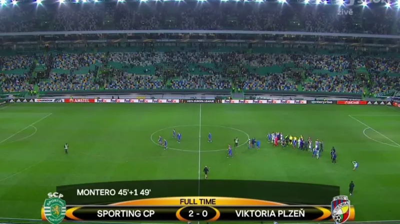 Sestřih utkání Sporting Lisabon - Plzeň
