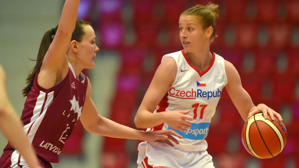 Přípravné utkání basketbalistek: Česko - Lotyšsko