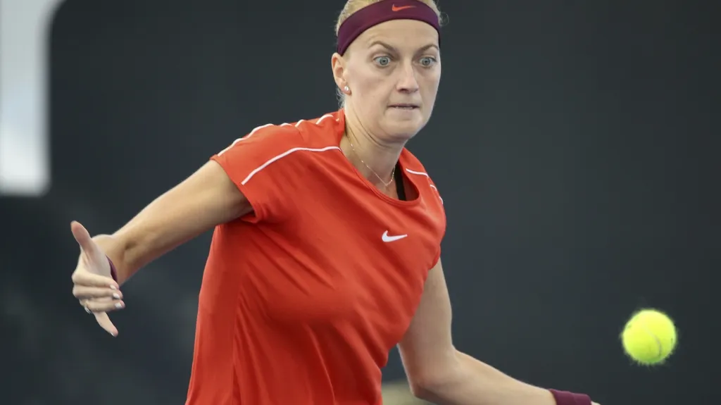 Kvitová se na postup v Brisbane nadřela