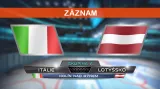 Záznam utkání Itálie - Lotyšsko