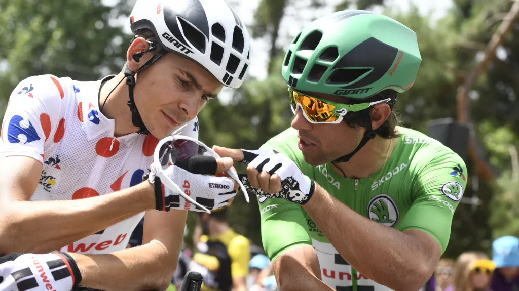 Dva hrdinové Tour: Warren Barguil a Michael Matthews