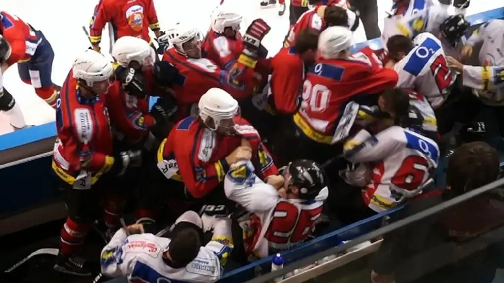 Bitka v zápase Třebíč - Znojmo