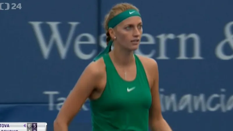 Kvitová přehrála Mladenovicovou a slaví postup do čtvrtfinále
