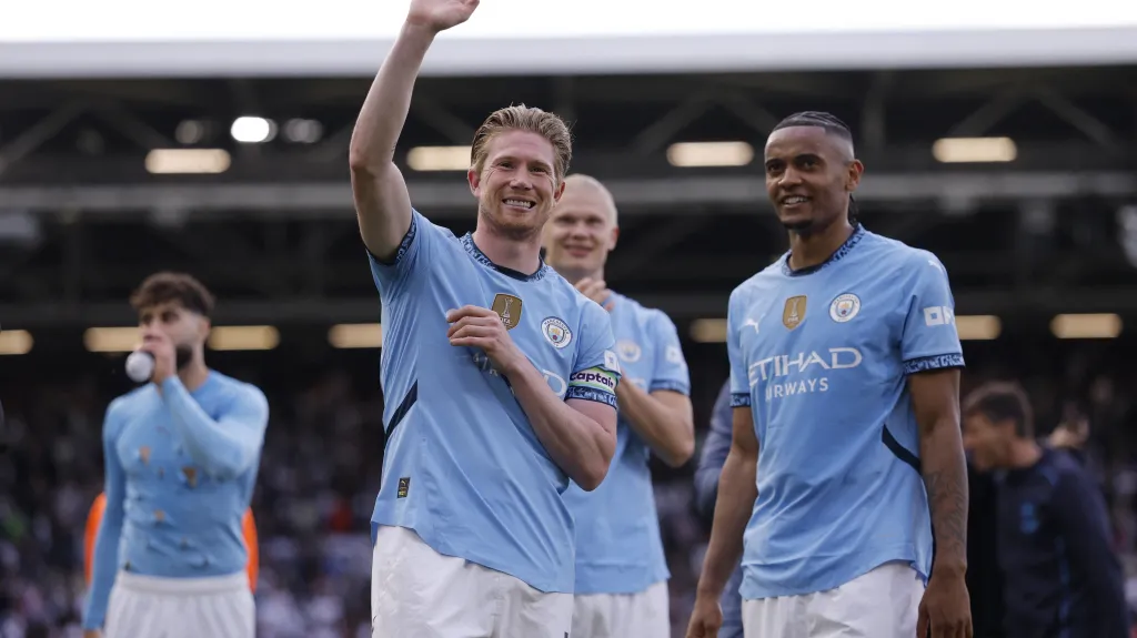 Kevin De Bruyne v dresu Manchesteru City