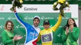 Nairo Quintana s Thibautem Pinotem v Romandii