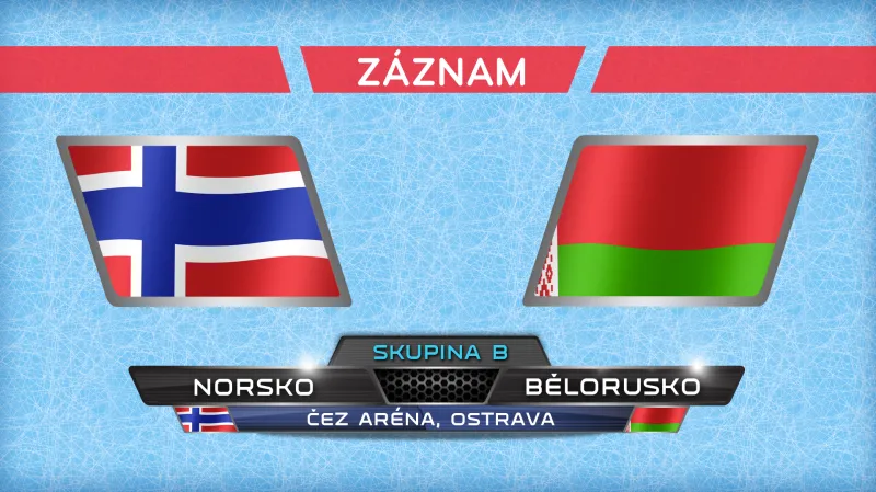 Záznam utkání Norsko - Bělorusko