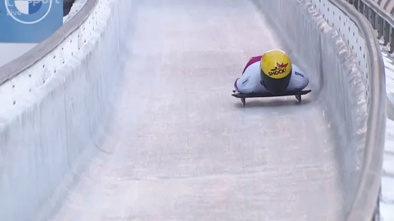 Jízda Fernstädtové v 1. kole SP v Königssee