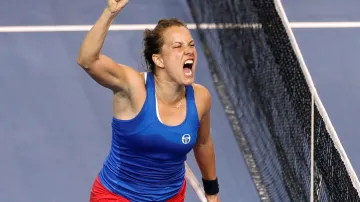 Slavící Barbora Strýcová