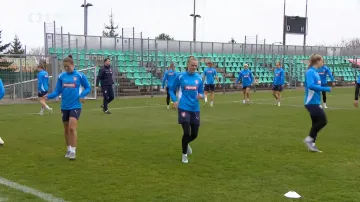 České fotbalistky jsou v duelu s Černou Horou favoritkami