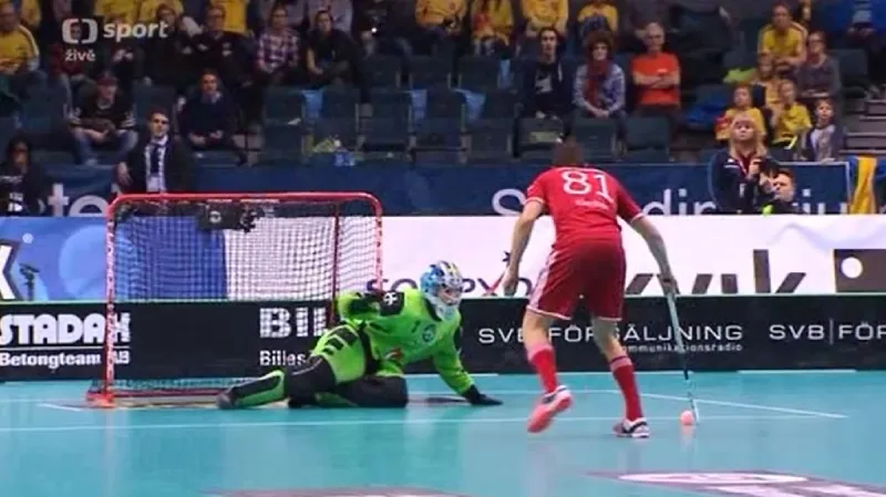 Švýcaři podlehli florbalistům Švédska 1:10