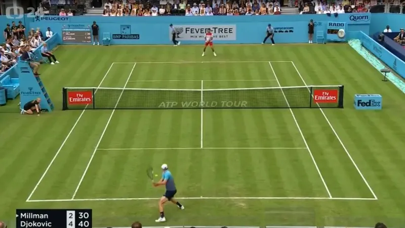 Vstup do turnaje v Londýně zvládl Djokovič, zdolal Australana Millmana