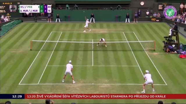 Šwiateková i Djokovič postoupili, Murray ve čtyřhře vypadl