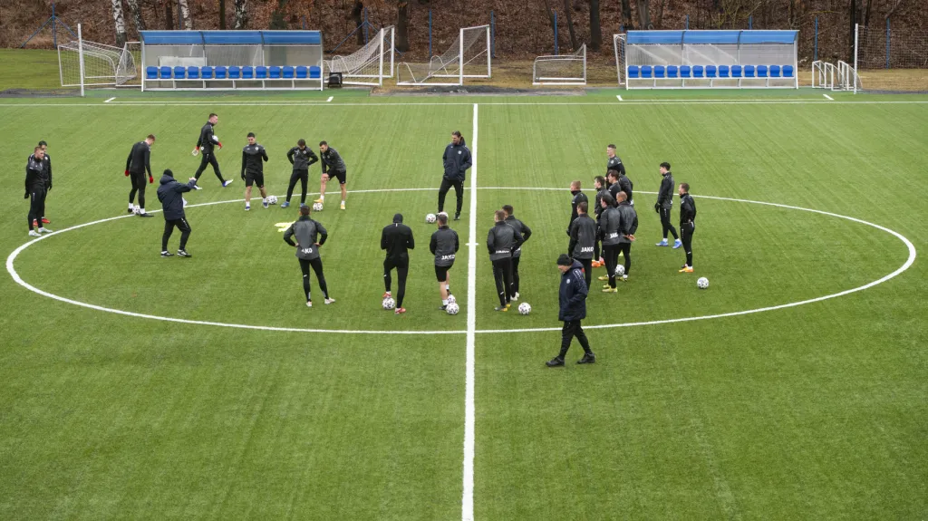 Fotbalisté Hradce Králové na zimní přípravě