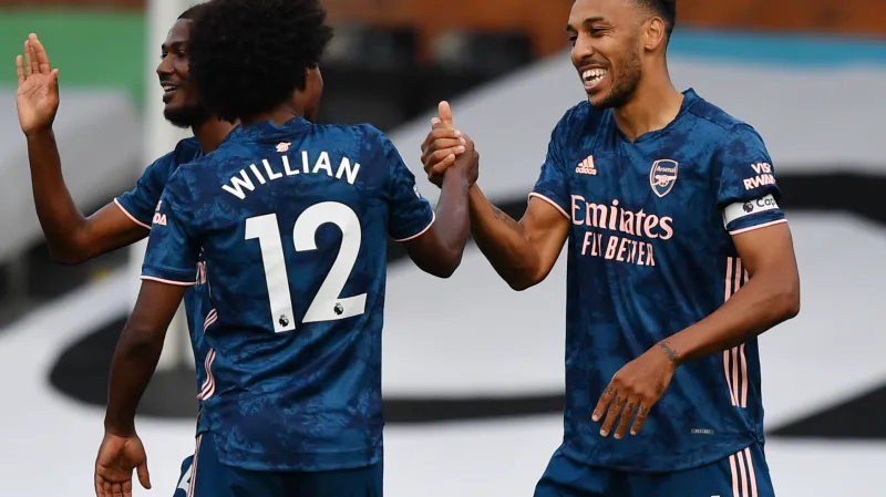 Pierre-Emerick Aubameyang a Willian