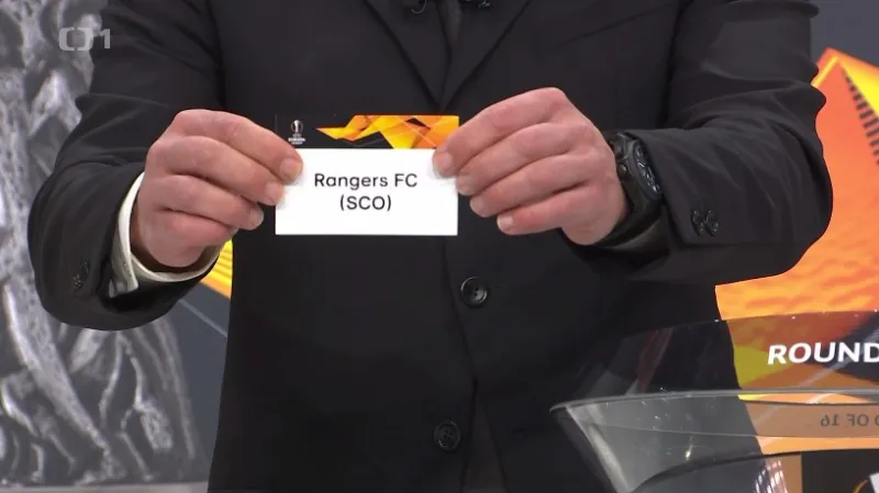 Slavie si v osmifinále Evropské ligy zahraje s Glasgow Rangers