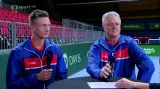 Jaroslav Navrátil a Jiří Lehečka před Davis Cupem