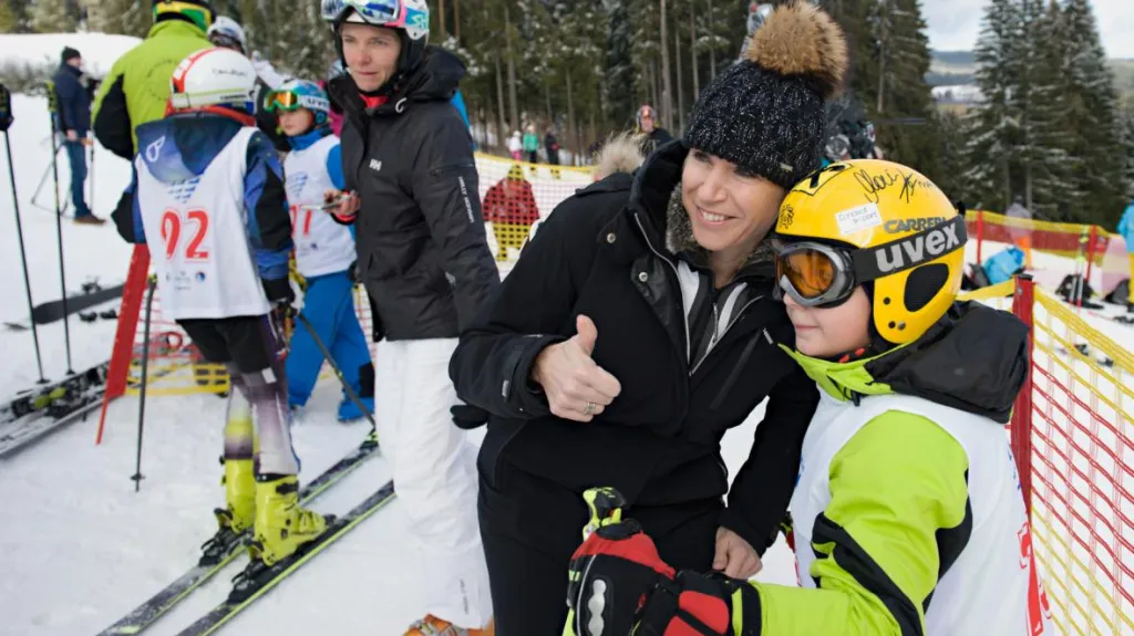 Kateřina Neumannová při zahájení tematického roku Jižní Čechy olympijské