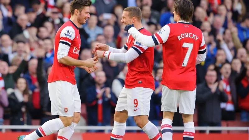 Slavící hráči Arsenalu