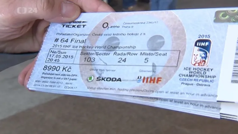 Prodej lístků na hokejové MS provázely velké problémy