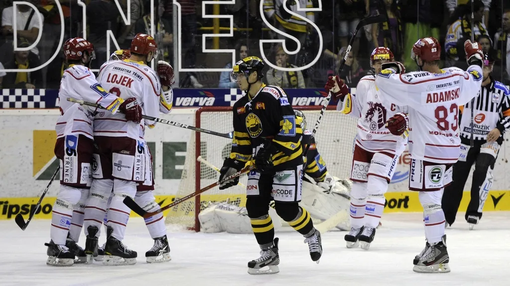 Radost třineckých hokejistů