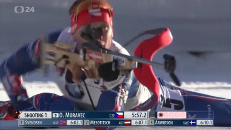 Ve sprintu v Hochfilzenu byl z Čechů nejlepší desátý Moravec