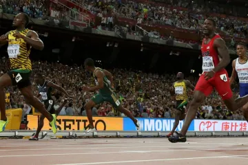 Usain Bolt poráží Justina Gatlina
