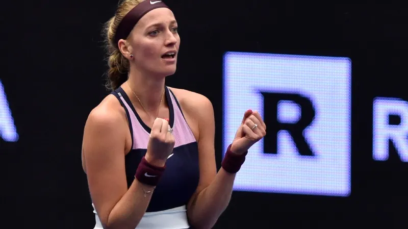 Petra Kvitová na turnaji WTA v Ostravě