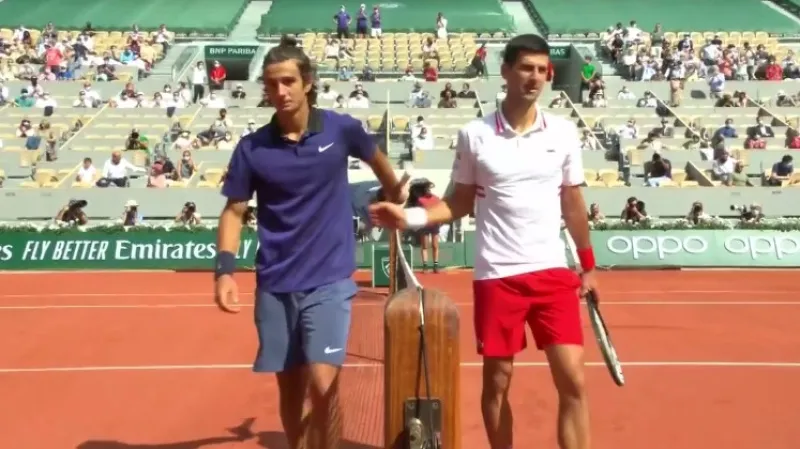 Musetti trápil Djokoviče, ale nakonec vzdal