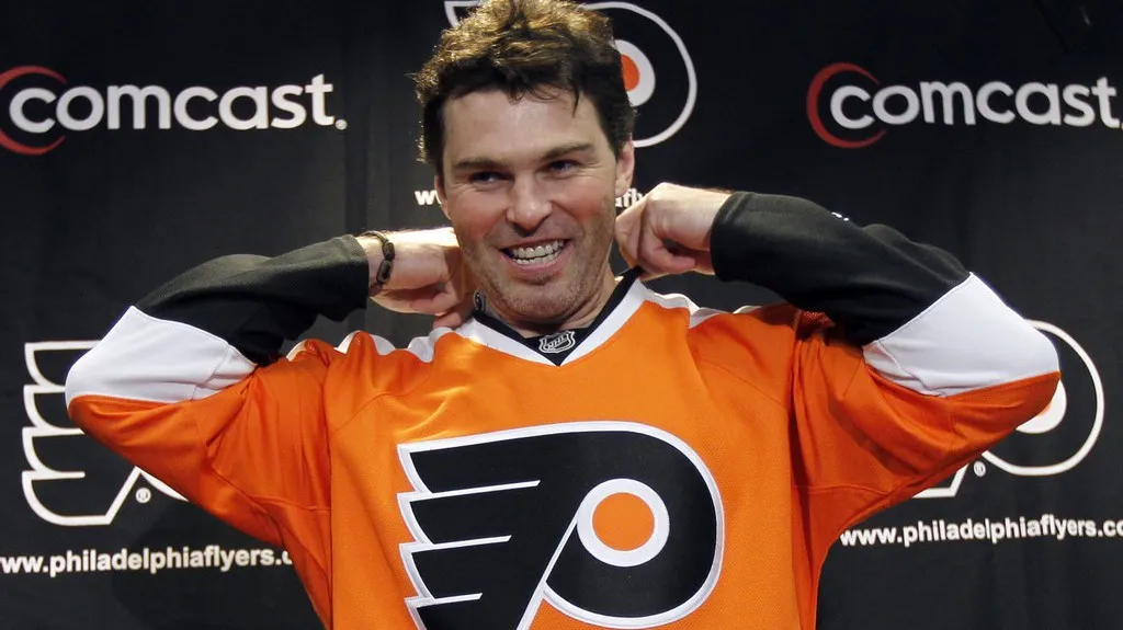 Jaromír Jágr v dresu Philadelphie