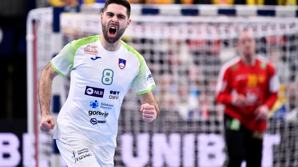 Slovinský házenkář Blaž Janc