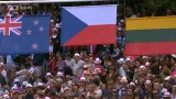 Medailový ceremoniál se zlatým Ondřejem Synkem