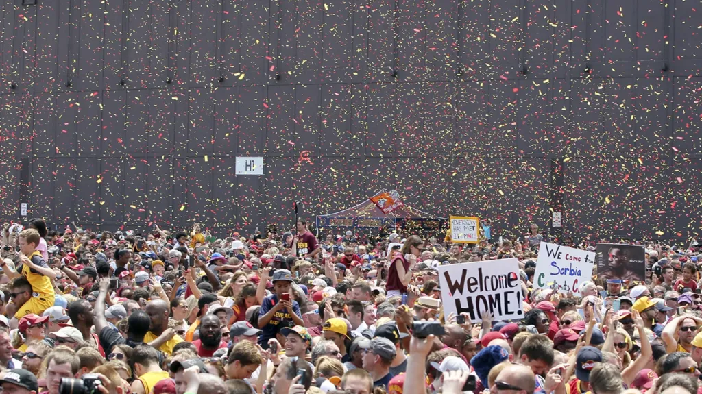 Oslavy Clevelandu Cavaliers