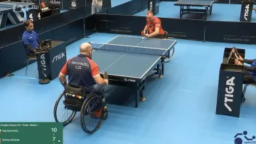 Na ME parastolních tenistů mají Češi dvě medaile