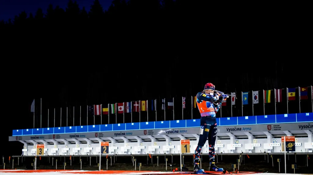 Vetle Christiansen na poslední položce ve štafetě na MS