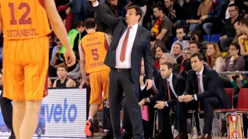 Trenér basketbalistů Galatasaray Istanbul Ergin Ataman