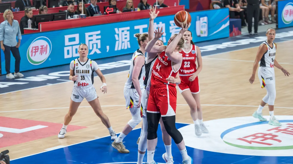 Zápas české reprezentace s Belgií