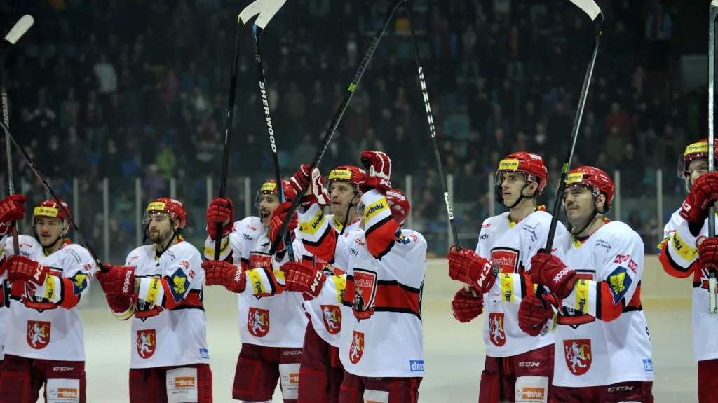 Slavící hráči Hradce Králové