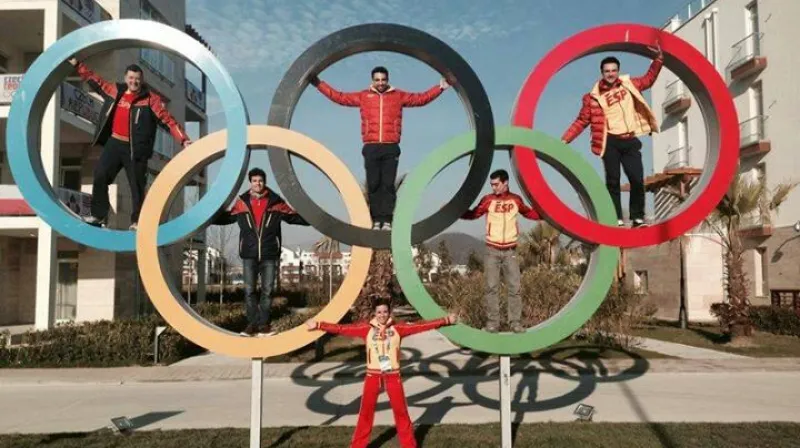 Španělský tým v olympijských kruzích
