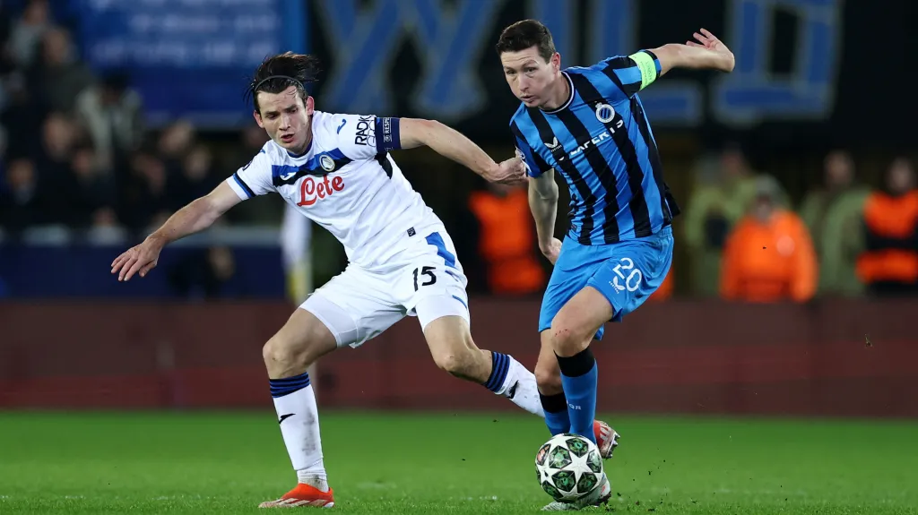 Utkání FC Bruggy – Atalanta Bergamo