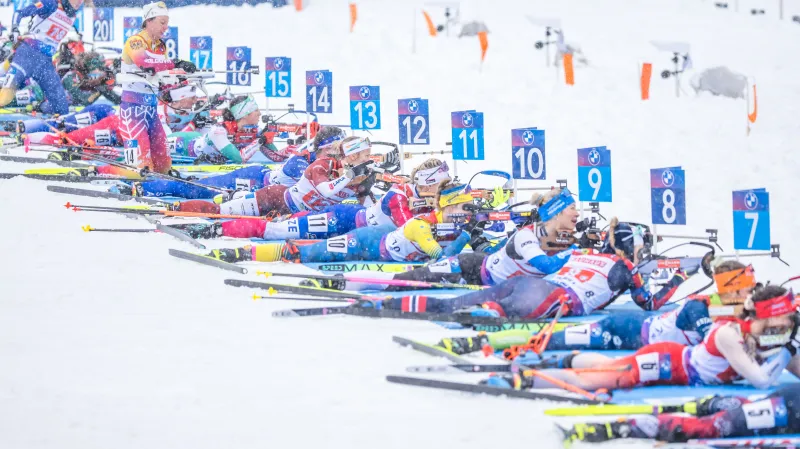 Sestřih smíšené štafety SP v biatlonu v Pokljuce