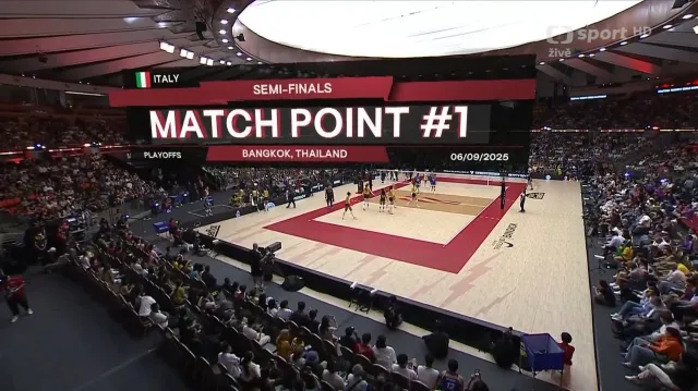 Závěr pátého setu semifinále MS volejbalistek Itálie – Brazílie