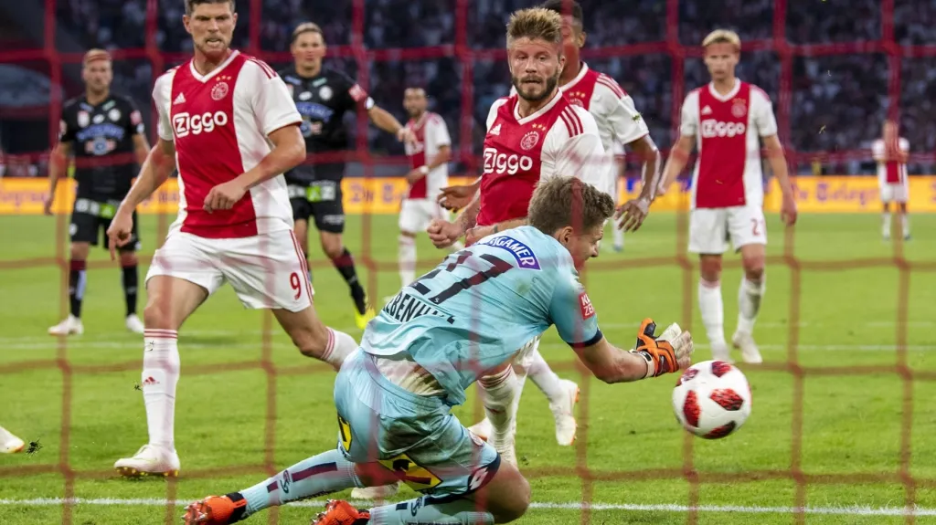 Utkání Ajax Amsterdam - Štýrský Hradec