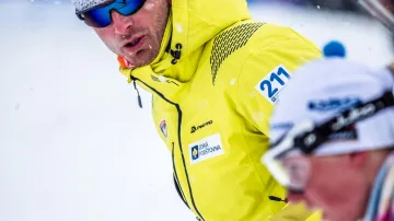 Eva Puskarčíková po trati hnána