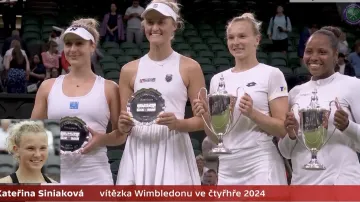 Siniaková s Townsendovou ovládly čtyřhru na Wimbledonu