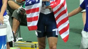 Olympijský vítěz Jeremy Wariner