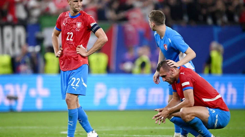 Čeští fotbalisté koušou porážku s Tureckem