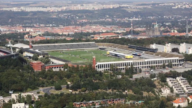 Areál strahovského stadionu