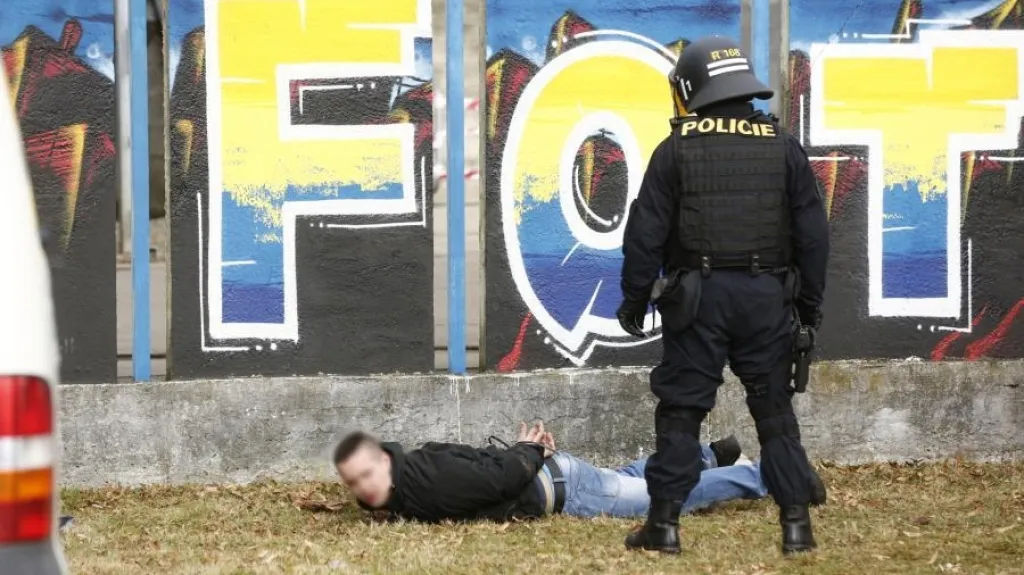 Výtržnosti v Opavě