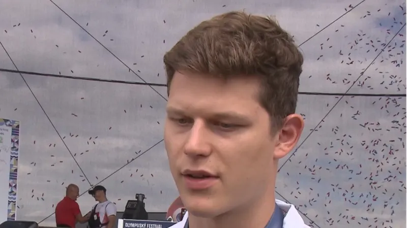 Bronzový tým kordistů přivítali fanoušci na olympijském festivalu v Mostě