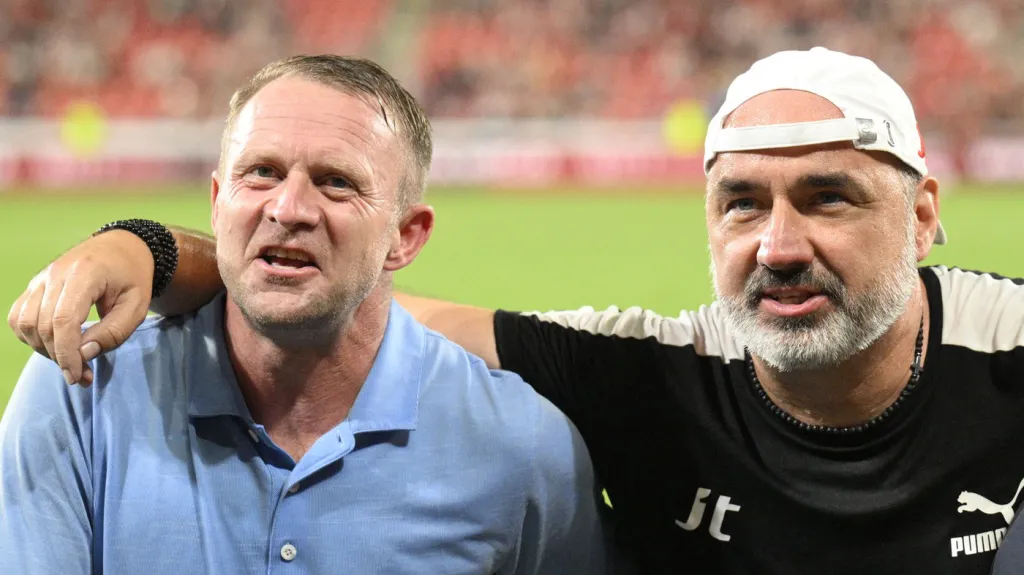 Stanislav Vlček a Jindřich Trpišovský